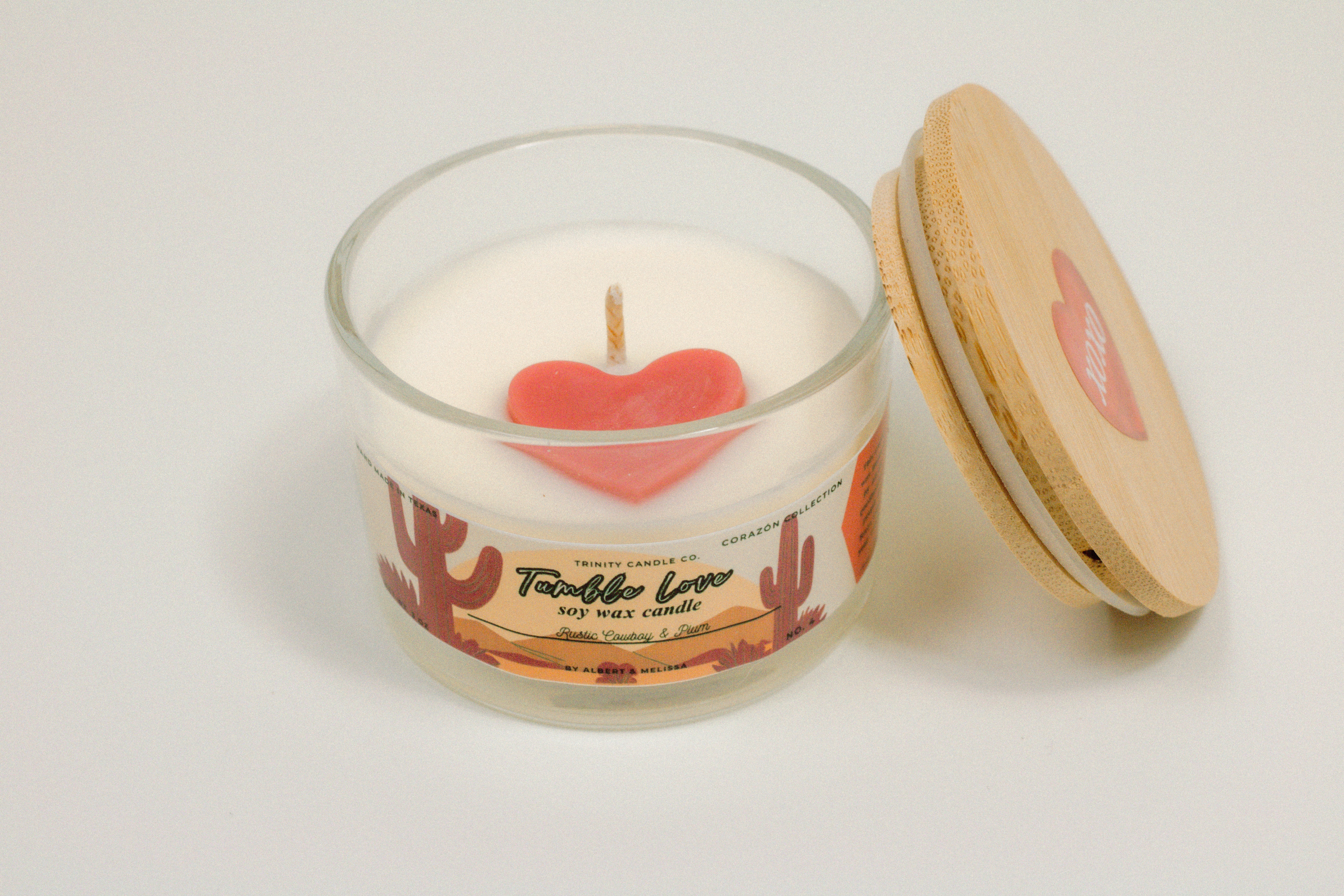 Tumble Love - Cedarwood, Jasmine & Plum Candle | Trinity Candle Co.