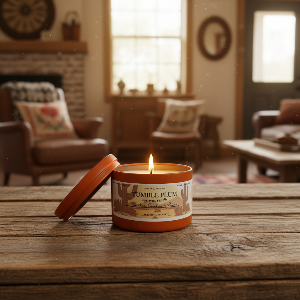 Tumble Plum Texas barnhouse lifestyle image